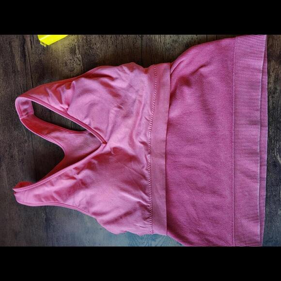 JoyLab Pink Ribbed Tank Top - Picture 7 of 8